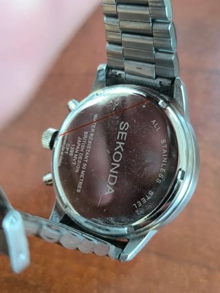 Reloj Sekonda Cronógrafo Esfera Amarilla