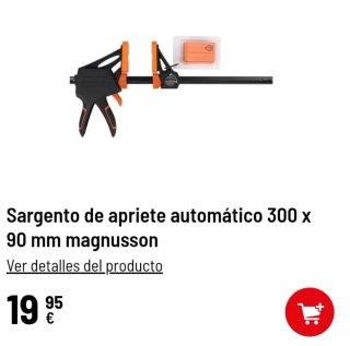 2 Sargentos Bricodepot Automáticos Nuevos a estren
