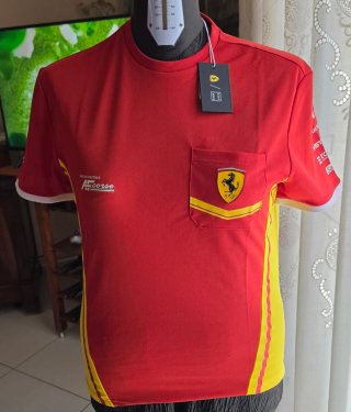 Maglia Ufficiale Ferrari Rossa e Gialla