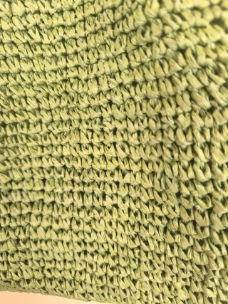 Bolsa de rafia verde