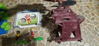 Lote Playmobil Avión, Barco y Accesorios