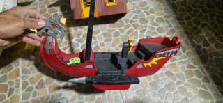 Lote Playmobil Avión, Barco y Accesorios