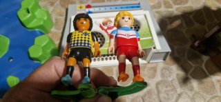 Lote Playmobil Avión, Barco y Accesorios