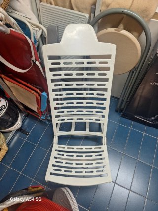 Silla Playa Plegable Blanca