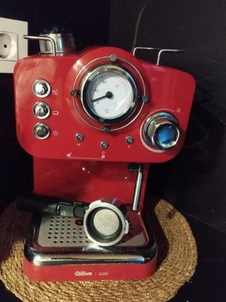 Cafetera Espresso Qilive Roja