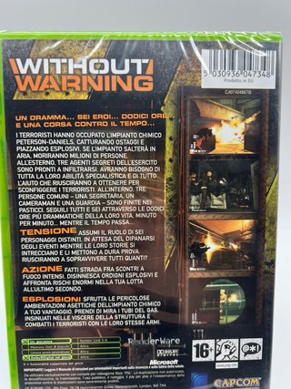Xbox Without Warning new sealed by Capcom rare