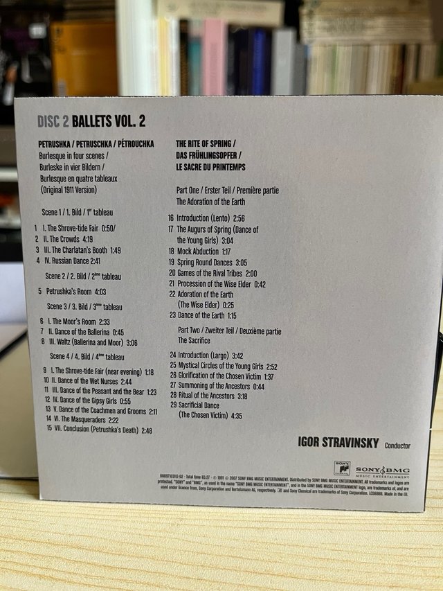 Obra Completa Igor Stravinsky Sony 22 CDs