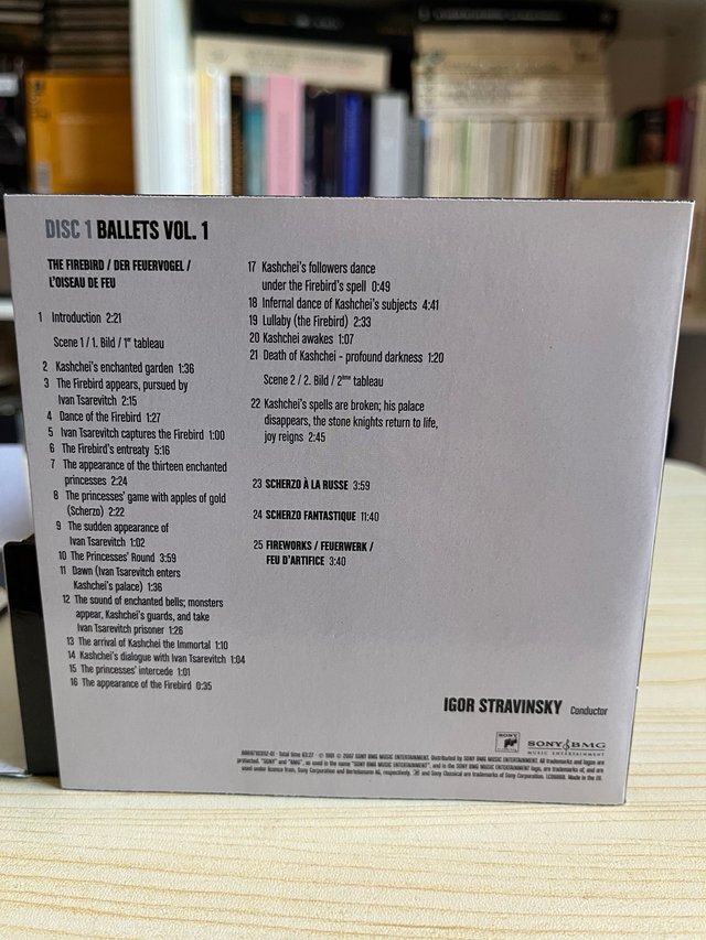 Obra Completa Igor Stravinsky Sony 22 CDs