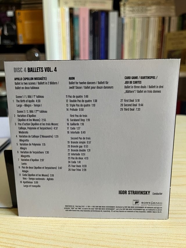 Obra Completa Igor Stravinsky Sony 22 CDs
