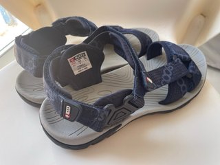Sandalias +8000 Azul y Gris