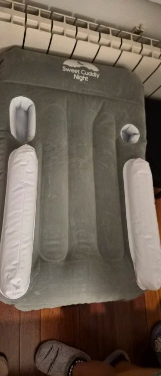 Cama inflable de viaje para niños