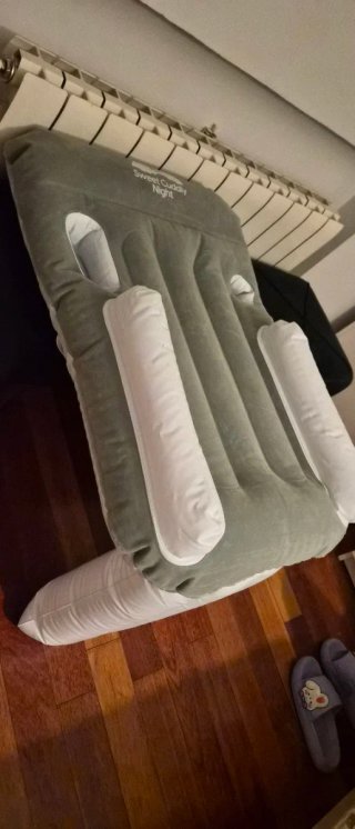 Cama inflable de viaje para niños