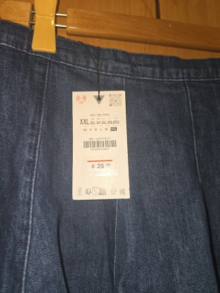 Falda ZARA vaquera azul