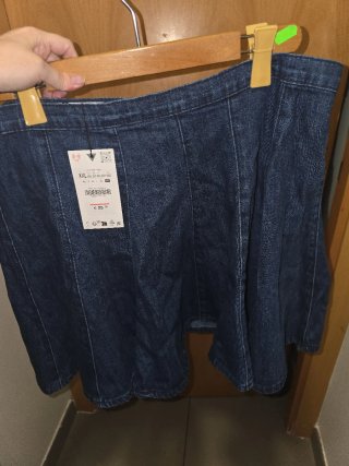 Falda ZARA vaquera azul