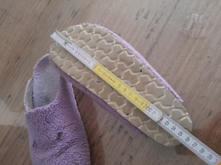 Pantofole viola taglia unica