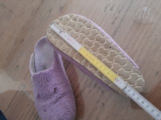 Pantofole viola taglia unica
