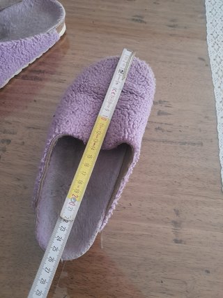 Pantofole viola taglia unica
