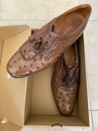 Crockett & Jones Piel de Avestruz Talla 42
