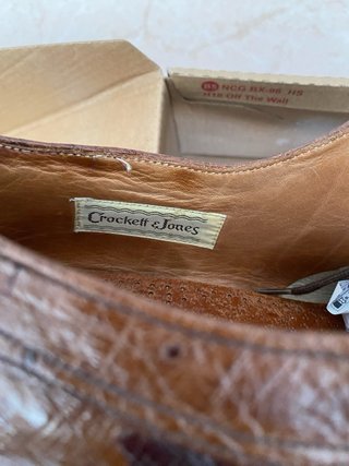 Crockett & Jones Piel de Avestruz Talla 42