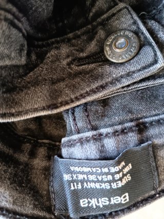 Pantalones vaqueros hombre negros
