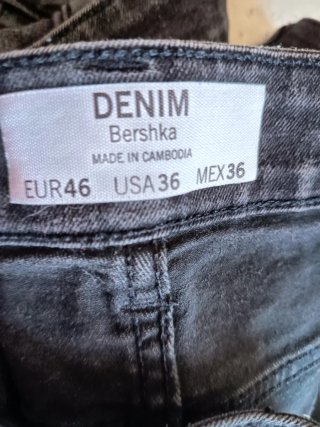 Pantalones vaqueros hombre negros
