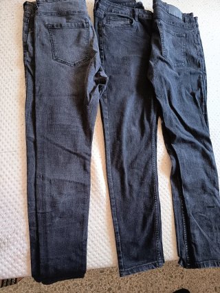 Pantalones vaqueros hombre negros