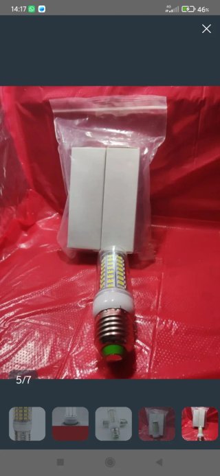 Lámparas LED E27 Blanca (Paquete 2)