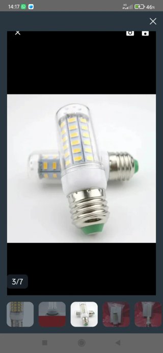 Lámparas LED E27 Blanca (Paquete 2)