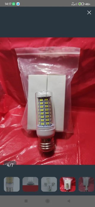 Lámparas LED E27 Blanca (Paquete 2)