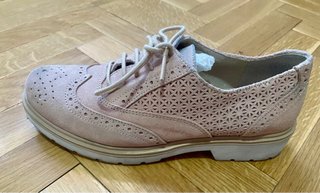 Zapatos planos mujer beige/rosa talla 37