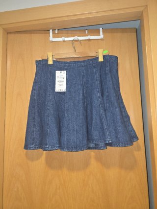 Falda ZARA vaquera azul