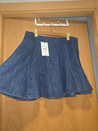 Falda ZARA vaquera azul