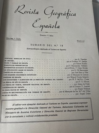 Revista Geográfica Española N 18