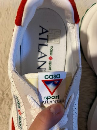 Scarpe Casablanca Sport Atlantis Bianche Rosse