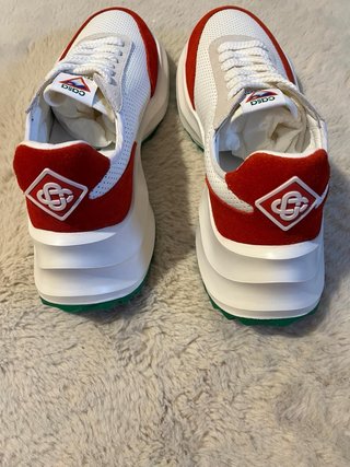 Scarpe Casablanca Sport Atlantis Bianche Rosse