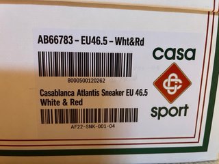 Scarpe Casablanca Sport Atlantis Bianche Rosse