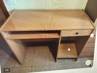 Mesa escritorio madera para PC