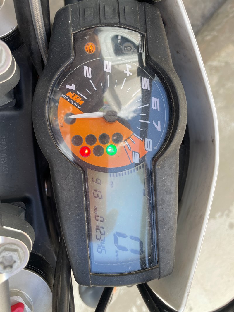 KTM Enduro - Tablero Digital