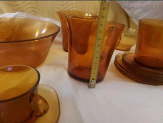 Exclusivo Lote Duralex Ámbar Vintage