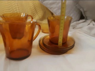 Exclusivo Lote Duralex Ámbar Vintage