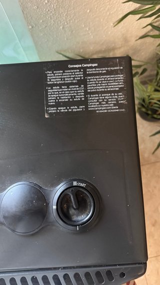 Estufa de gas
