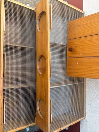 Transportín de madera aves (canarios)