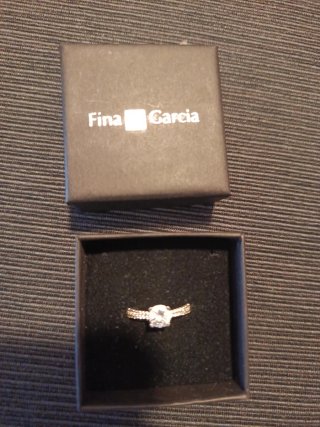 Anillo Fina García Oro y Plata