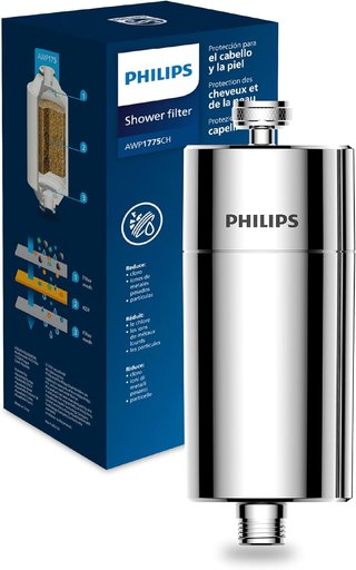 Filtro doccia Philips riduce cloro e impurità