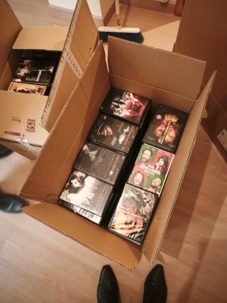 DVDs grabados varios títulos.