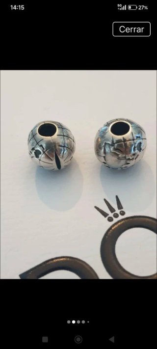 Pandora Charm Globo Plata