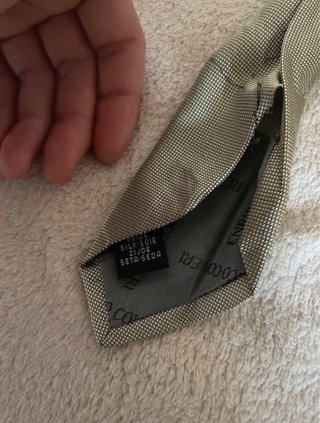 Cravatta Vintage Dorata Enrico Coveri Preppy Style