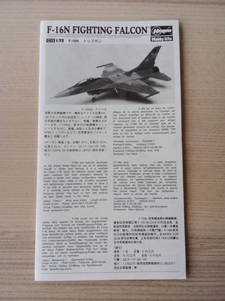 F-16N FIGHTING FALCON MAQUETA HASEGAWA 1/72