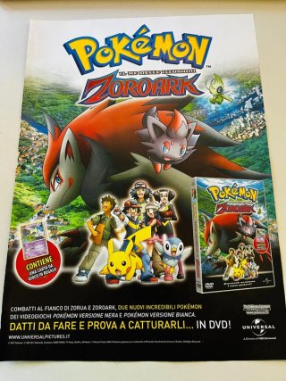 1 Locandina 20x28 cm Nintendo Pokémon Zoroark