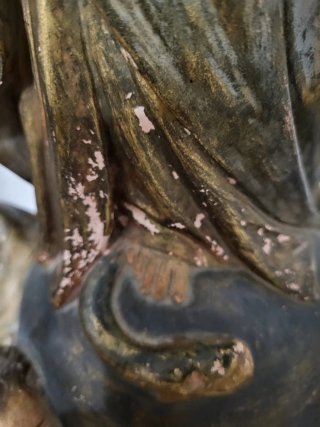 Inmaculada Concepción 62cm terracota/escayola